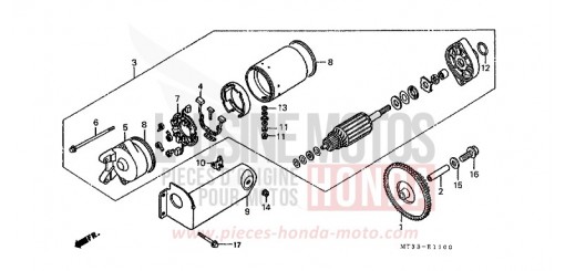 STARTING MOTOR ST1100AR de 1994